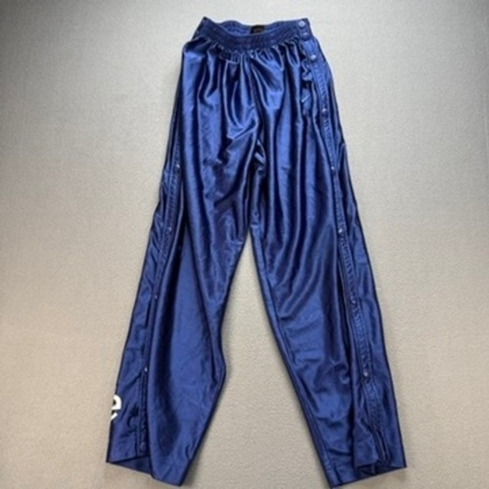 VTG Nike Track Pants Tearaway Snap Button Loose Fit Size Large 14-16 Dazzle Y2K